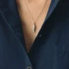 Alba zilveren kardemompeul ketting