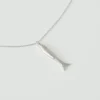 Alba zilveren vis-hanger ketting