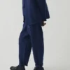 Alfie in de massa geverfde broek met visgraatmotief