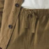 Alfie in de massa geverfde broek met visgraatmotief