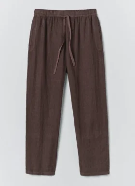Alfie kledinggeverfde linnen broek