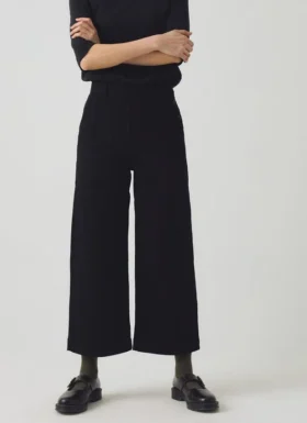 Annie biologische denim Jeans met knoop aan de zijkant