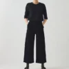 Annie biologische denim Jeans met knoop aan de zijkant