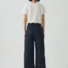 Annie biologische denim Jeans met knoop aan de zijkant