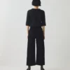Annie biologische denim Jeans met knoop aan de zijkant
