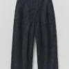 Annie biologische denim Jeans met knoop aan de zijkant