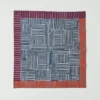 Bandana met patchworkstrepen en blokprint