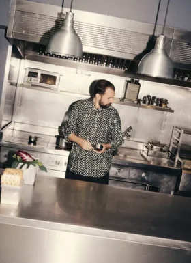 Batik Cook Check-overhemd