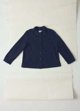 Baya Indigo katoenen twill overhemd