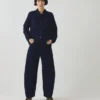 Baya Indigo katoenen twill overhemd