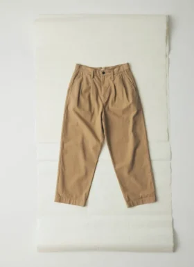 Bill katoenen canvas broek met wijde pijpen