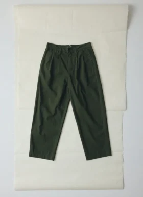 Bill katoenen canvas broek met wijde pijpen