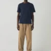 Bill katoenen canvas broek met wijde pijpen