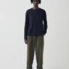Bill katoenen canvas broek met wijde pijpen