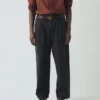 Bill katoenen canvas broek met wijde pijpen