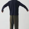 Bill katoenen canvas broek met wijde pijpen
