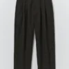 Bill Sketch geruite katoen-wol broek