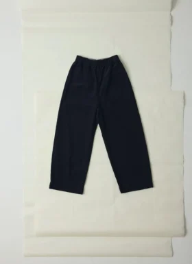 Biologische corduroy broek met rechte pijpen