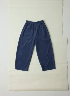 Biologische corduroy broek met rechte pijpen