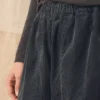 Biologische corduroy broek met rechte pijpen