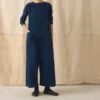 Biologische corduroy jumpsuit met zakken