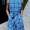 Block Print Patchwork Streepjurk