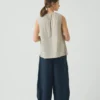 Carys Micro Houndstooth broek met wijde pijpen