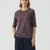 Cleo gestreept katoen T-shirt