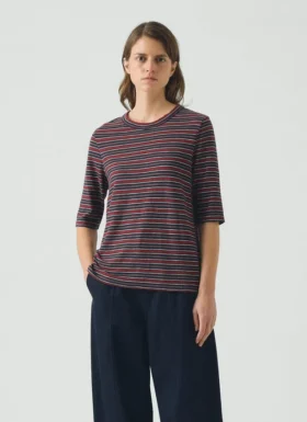 Cleo gestreept katoen T-shirt