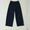 Denim broek met wijde pijpen