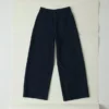 Denim broek met wijde pijpen