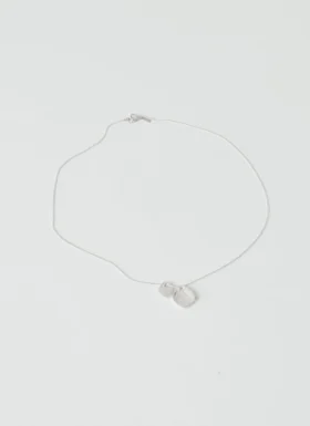 Emily Nixon zilveren Quoit-ketting