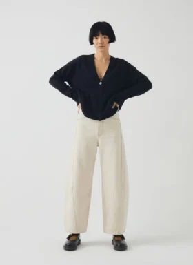 Ffion wollen kasjmier boxy vest