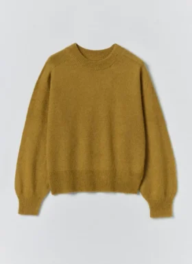 Fijne mohair-katoenen trui