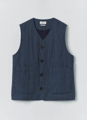 Gevoerd vest met spoorwegstrepen