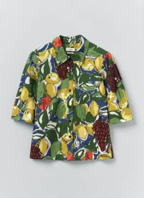 Gia-overhemd met fruitprint