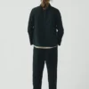 Alix micro-piké katoen-linnen broek