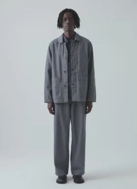 Hickory gestreept denim werkjack