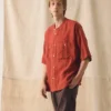 Alfie kledinggeverfde linnen broek