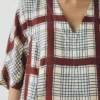 Jurk met tafelkleedprint