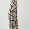 Jurk met tafelkleedprint