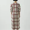 Jurk met tafelkleedprint