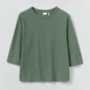 Katoen-hennep raglan-T-shirt