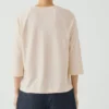Katoen-hennep raglan-T-shirt