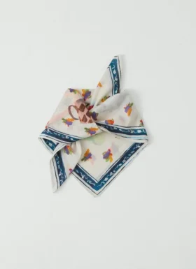 Katoenen bandana met tafeldecoratieprint