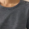 Katoenen T-shirt met halflange mouwen en strepen