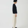 Lia katoenen T-shirt met boothals