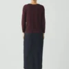 Lia katoenen T-shirt met boothals
