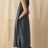 Linnen-katoenen twill schortjurk