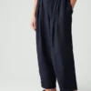 Minako kledinggeverfde linnen broek